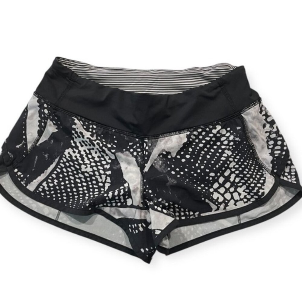 Lululemon Speed Short Static Mist Size 4